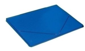 Carpeta dibujo a3 carton gomas y solapas azul carchivo