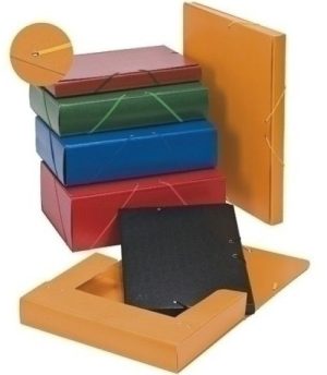 CARPETA PROYECTOS CARTON FORRADO L.9 CM AZUL