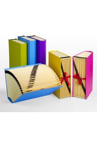 CARPETA ACORDEON Fº CARTON FORRADO AZUL FASHION 20 MOD 1-31