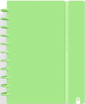 CUADERNO INGENIOX A4 80H CUADRICULA VERDE PASTEL