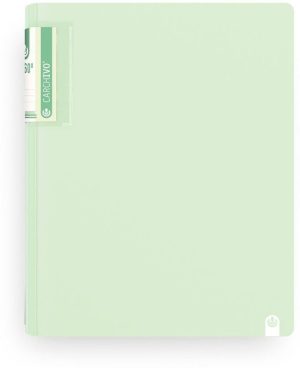 CARPETA ANILLAS A4 4 ANILLAS 40MM FOAM SOFT VERDE
