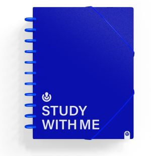 Carpeta 30 fundas a4 ingeniox study with me color azul