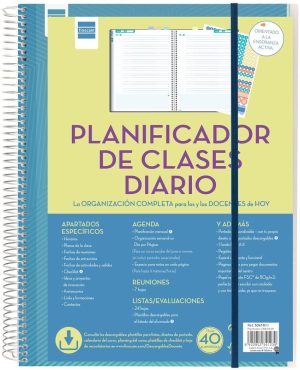 PLANIFICADOR DOCENTE 230X310CM DIA PAGINA FINOCAM