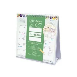 Calendario sobremesa escribir design 2027 190x190mm