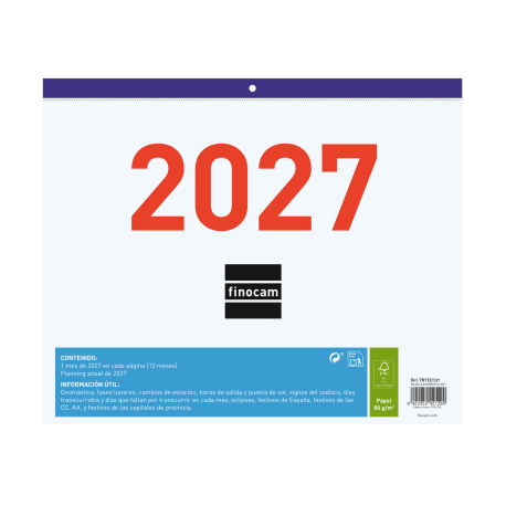 (CAT) FALDILLA ESCRIBIR 2026 F43 30X24 CATALAN