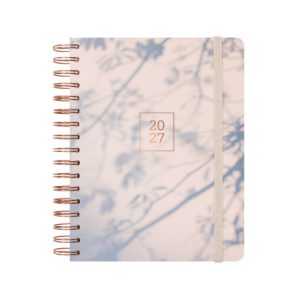 AGENDA ANUAL OPTIMAL 1/4 SEMANA VISTA HORIZONTAL 2027 GRIS INTL