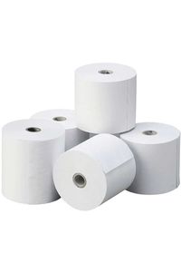 Pack 10 rollos papel termico sin bpa 44x70x12mm fabrisa