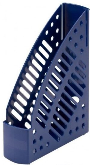 C/10 REVISTERO PLASTICO COLOR AZUL OPACO 320X245X75MM