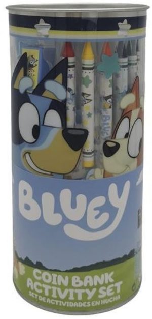SET DE ACTIVIDADES 38 PIEZAS HUCHA BLUEY