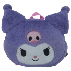 MOCHILA PELICHE CARA SANRIO KUROMI