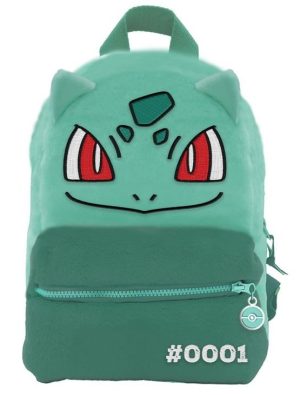 MOCHILA PELUCHE FUNCIONAL POKEMON BULBASUR