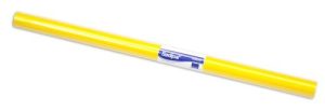 Rollo semiperforado papel charol 0.50x16.25 m amarillo