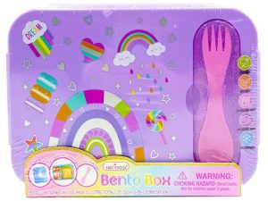 SET CAJA PORTA MERIENDAS RAINBOW