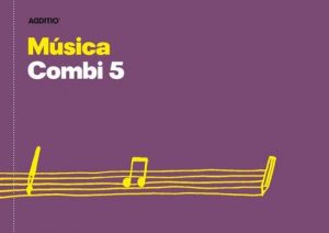 Cuaderno 4º música Combi 5 pentagramas de 16mm por pag. con hoja microperforada para anotaciones 24 hojas