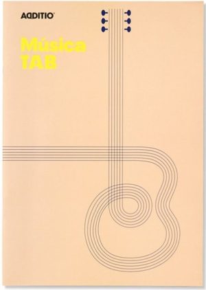 Cuaderno a4 musica tap para guitarra additio