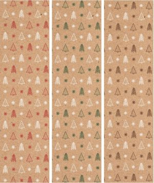 Exp 50 rollitos 70x200cm papel de regalo navidad 100% kraft recilado