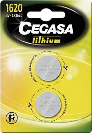 BLISTER 2 PILAS CEGASA LITO BOTON CR1620 3V