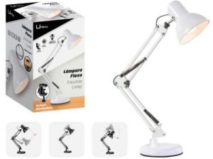 FLEXO SOBREMESA MULTIPOSICION BLANCO