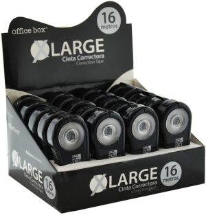EXP 20 CINTA CORRECTORA 5MMX16M BLACK OFFICE BOX