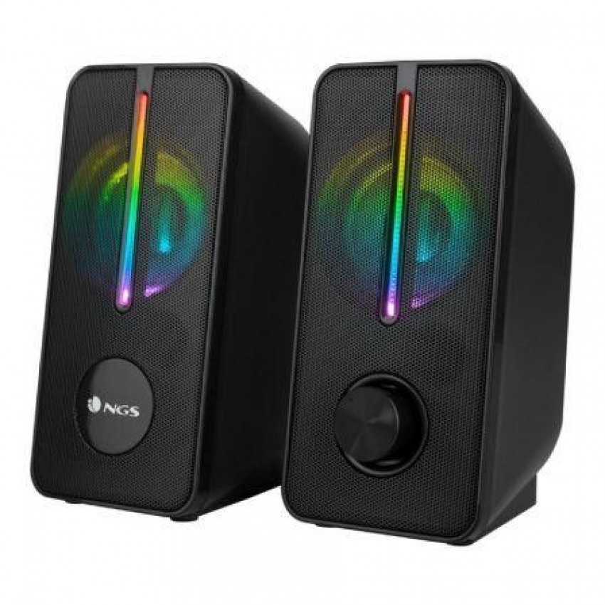 Altavoces gaming speakers 12w conexion usb y jack 3.5mm