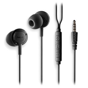 Auriculares intraurales con microfono y boton multifuncion Conexión tipo Jack 3,5 mm
