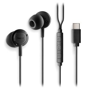 Auriculares intraurales con microfono y boton multifuncion Conexión tipo USB-C