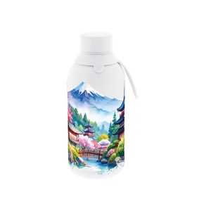 Botella termica interior ceramico 2 tapones 500ml travel dreams ice