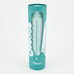 Botella termica interior ceramico 2 tapones 750ml mint petal lines