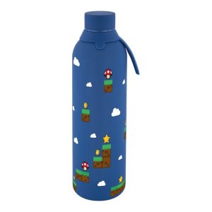 Botella termica interior ceramico 2 tapones 750ml dark blue level boss