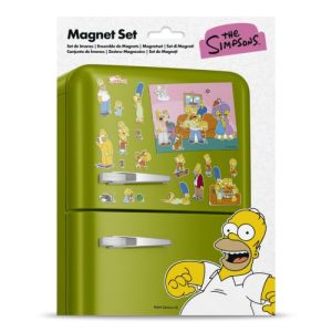 SET DE IMANES TROQUELADOS THE SIMPSONS FAMILIA