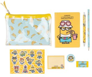 SET BASICO PAPELERIA MINIONS