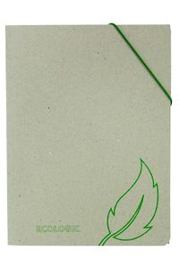 PAQ/8 CARPETA ECOLOGIC FOLIO GOMAS SOLAPAS RECICLABLE
