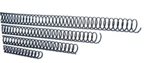 C/100 espiral metalica negra 16mm paso 5:1