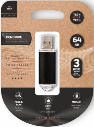 Pendrive 64gb  2.0 basic negro