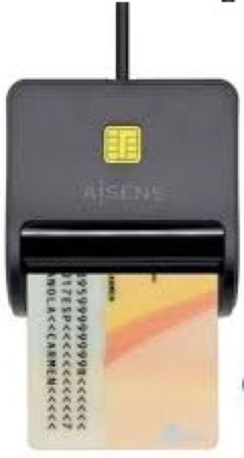 LECTOR DE TARJETAS DNI ASCR-SN01-BK NEGRO