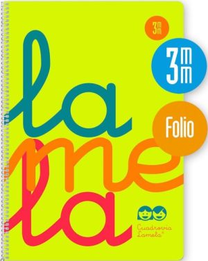 CUADERNO ESPIRAL Fº 80H 90G 3MM AMARILLO CUADROVIA PP.