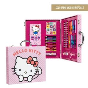 MALETIN SET COLOREABLE HELLO KITTY
