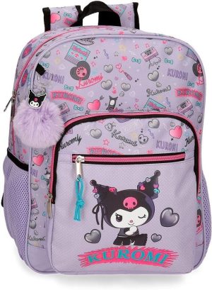 MOCHILA ADAPTABLE 38CM KUROMI RETROPOP
