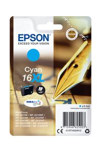 CARTUCHO TINTA ORIGINAL EPSON CIAN Nº16XL C13T16324012