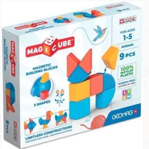 GEOMAG MAGICUBE RE 3 SHAPES ANIMALS 9