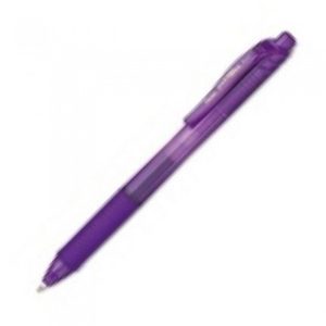 C/12 bolígrafo energel x 107 color violeta 0,7 mm pentel