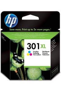 CARTUCHO TINTA ORIGINAL HP 301XL TRICOLOR CH564EE