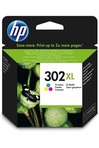 CARTUCHO TINTA ORIGINAL HP 302XL TRICOLOR F6U67AE