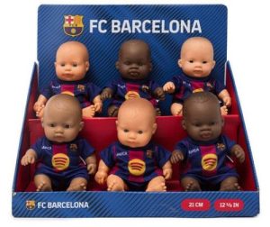 DISPLAY 12 MUÑECOS FC BARCELONA