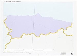 Paq/50 mapas asturias politico mudos