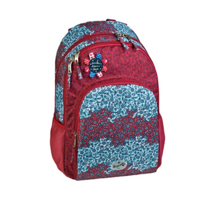 ▷ Mochila Escolar Doble Folk Busquets Rojo » Picking Pack Vigo