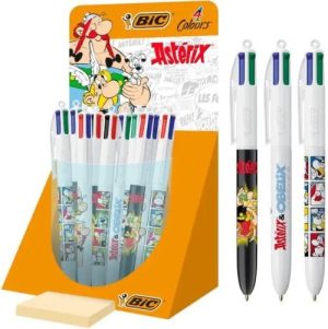 EXP 30 BOLIGRAFOS 4 COLORES DECORADOS ASTERIX PUNTA 1MM