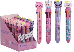EXP 24 BOLIGRAFOS 10 COLORES DREAM CATS