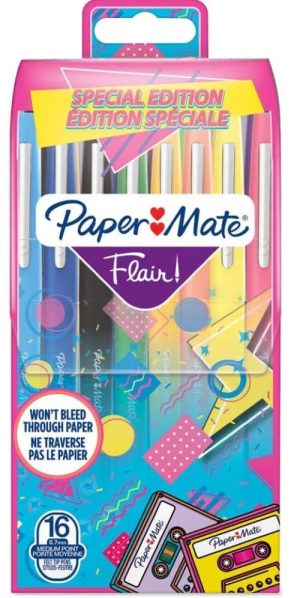 Estuche 16 rotuladores paper mate flair m candy pop