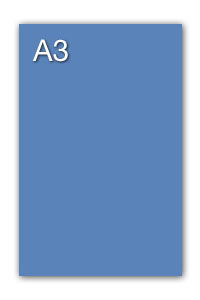 PAQ/50 CARTULINAS IRIS A3 185G. AZUL MAR